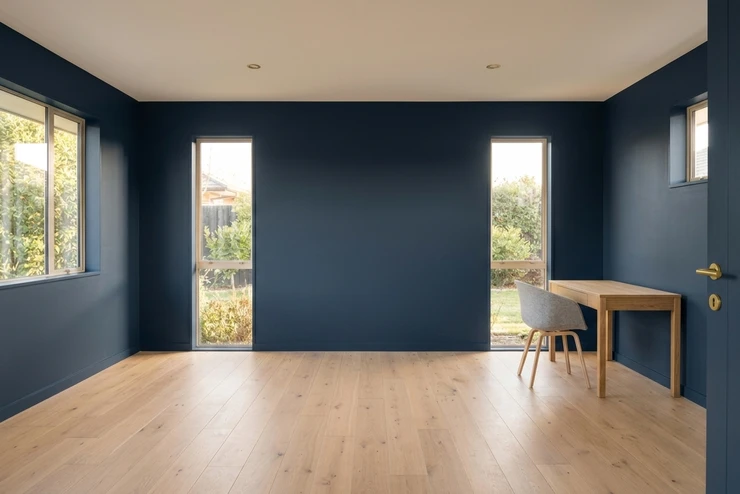 Schwarzblau + Messing - Modern