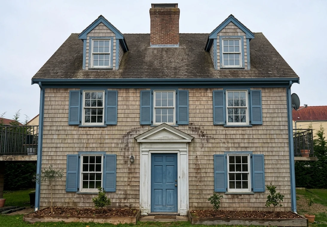 House facade before