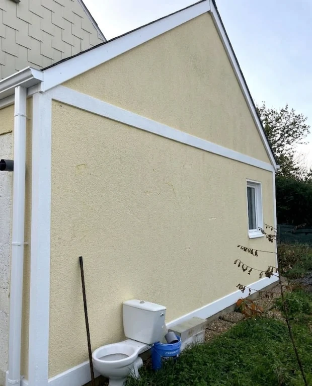 House facade before
