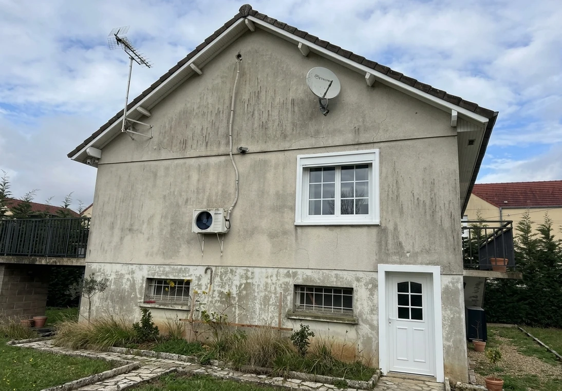 House facade before