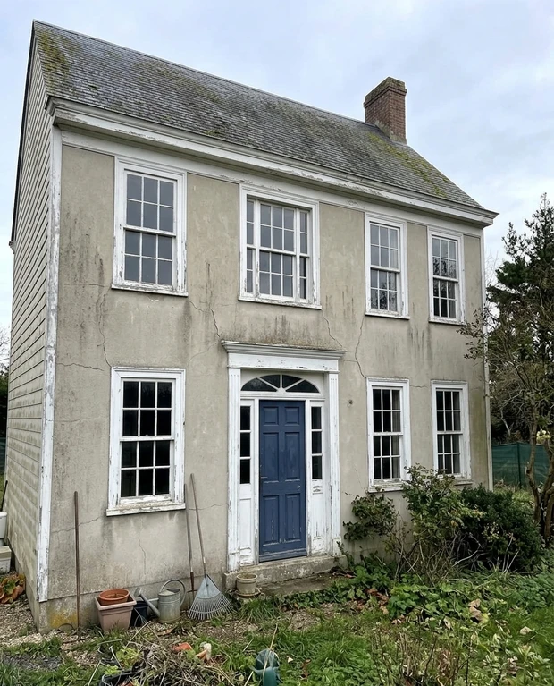 House facade before
