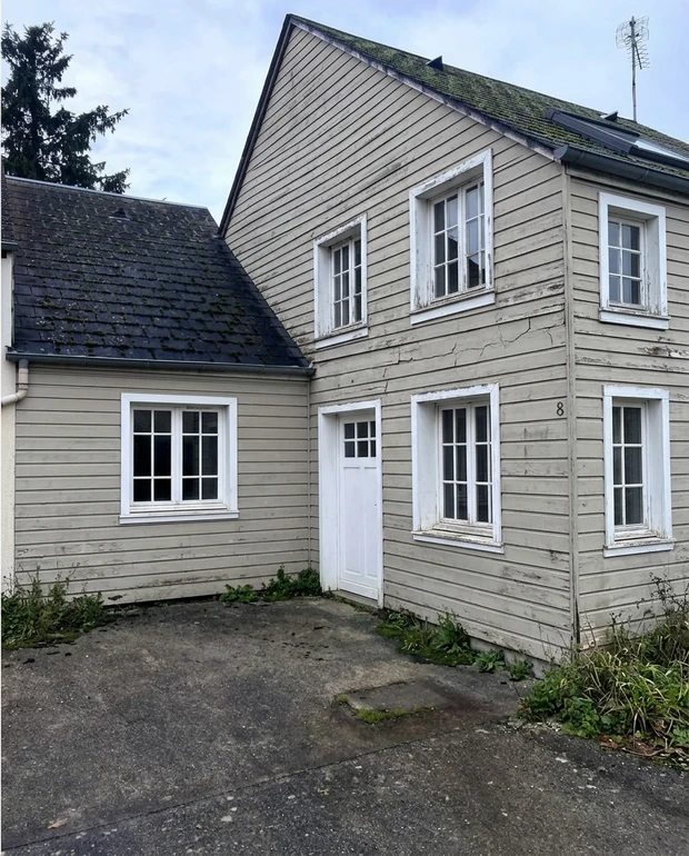 House facade before