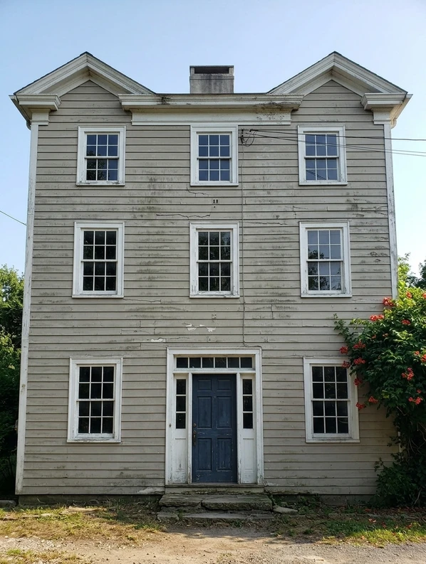House facade before
