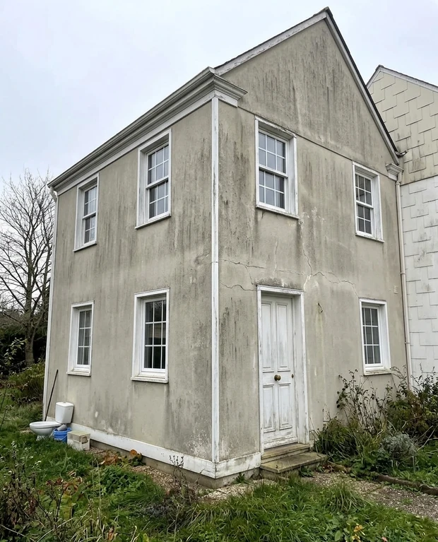 House facade before