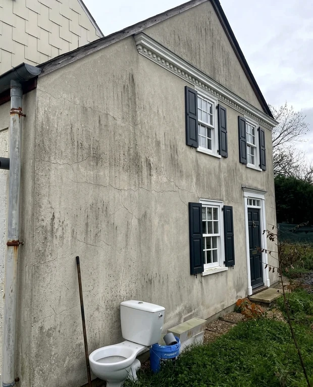 House facade before