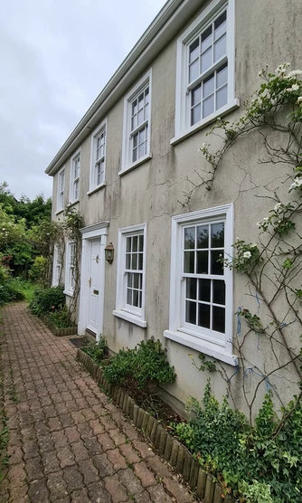 House facade before