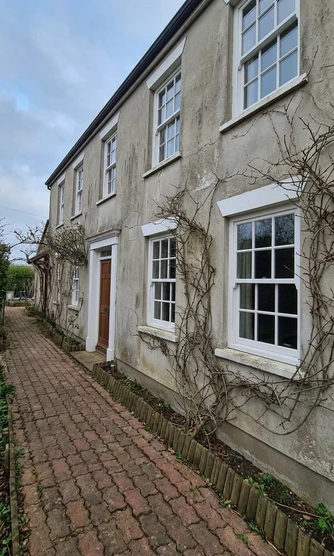 House facade before