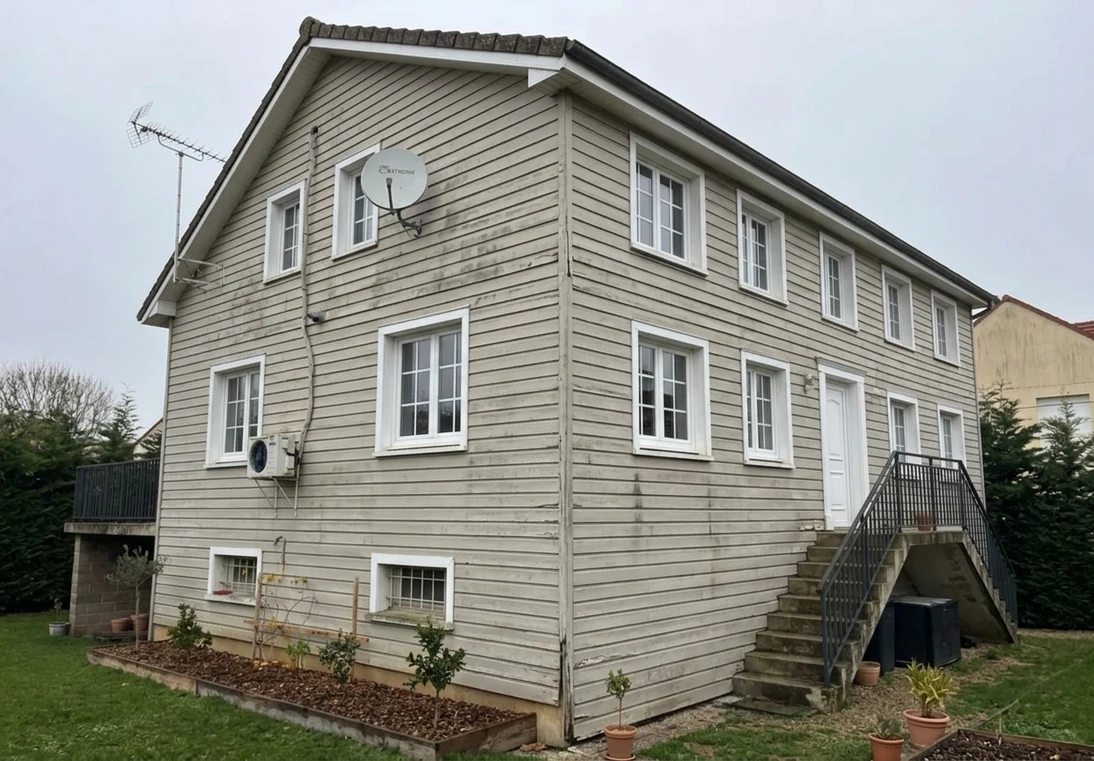House facade before