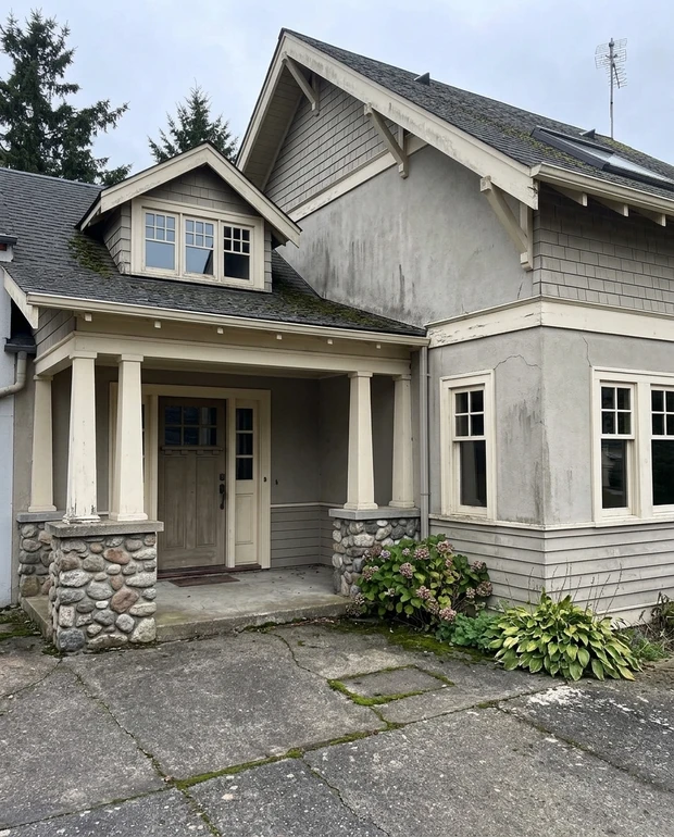 House facade before
