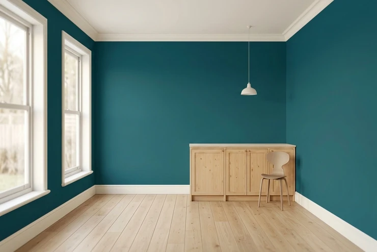 Bleu Canard + Blanc Cassé - Scandinave