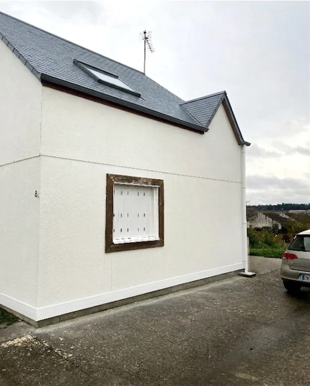 Façade après simulation couleur (IA)