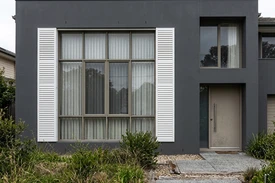 Façade après simulation couleur (IA)
