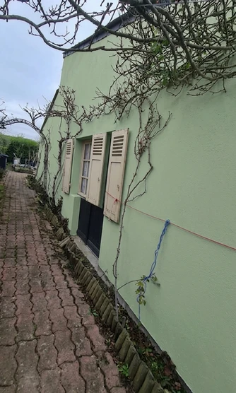 Façade après simulation couleur (IA)