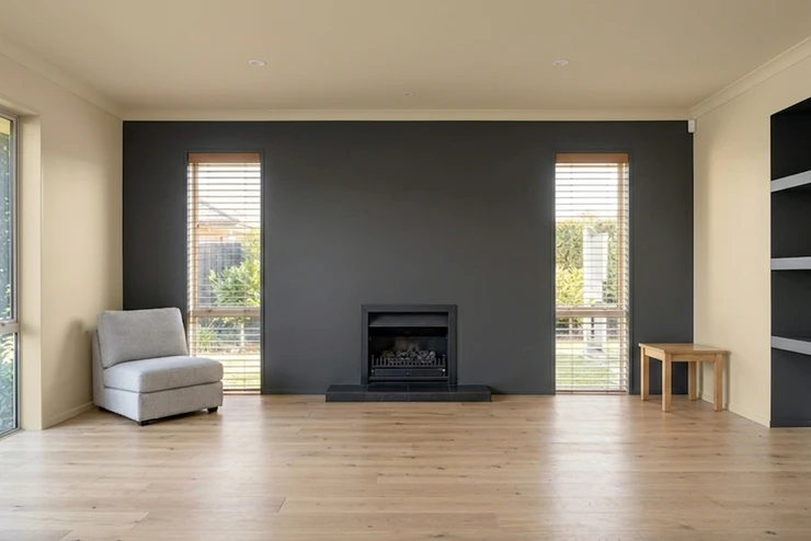 Accessible Beige + Iron Ore Charcoal - Modern Transitional