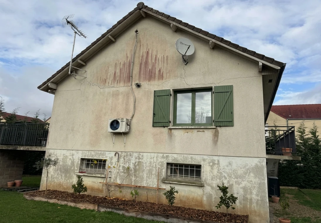House facade before