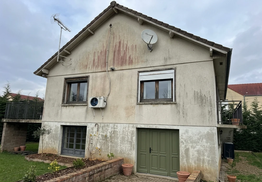 House facade before