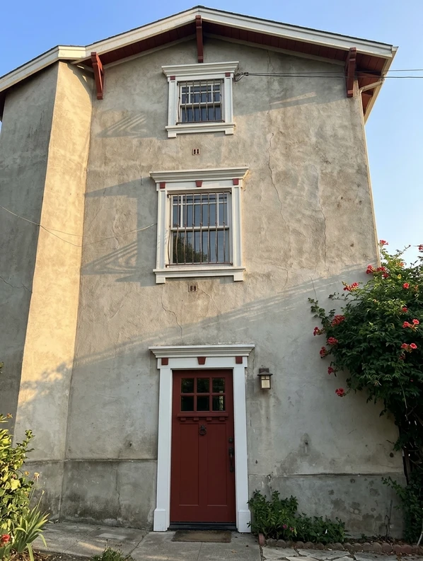House facade before