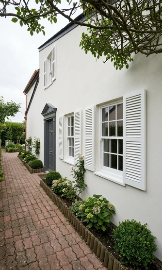 House facade before