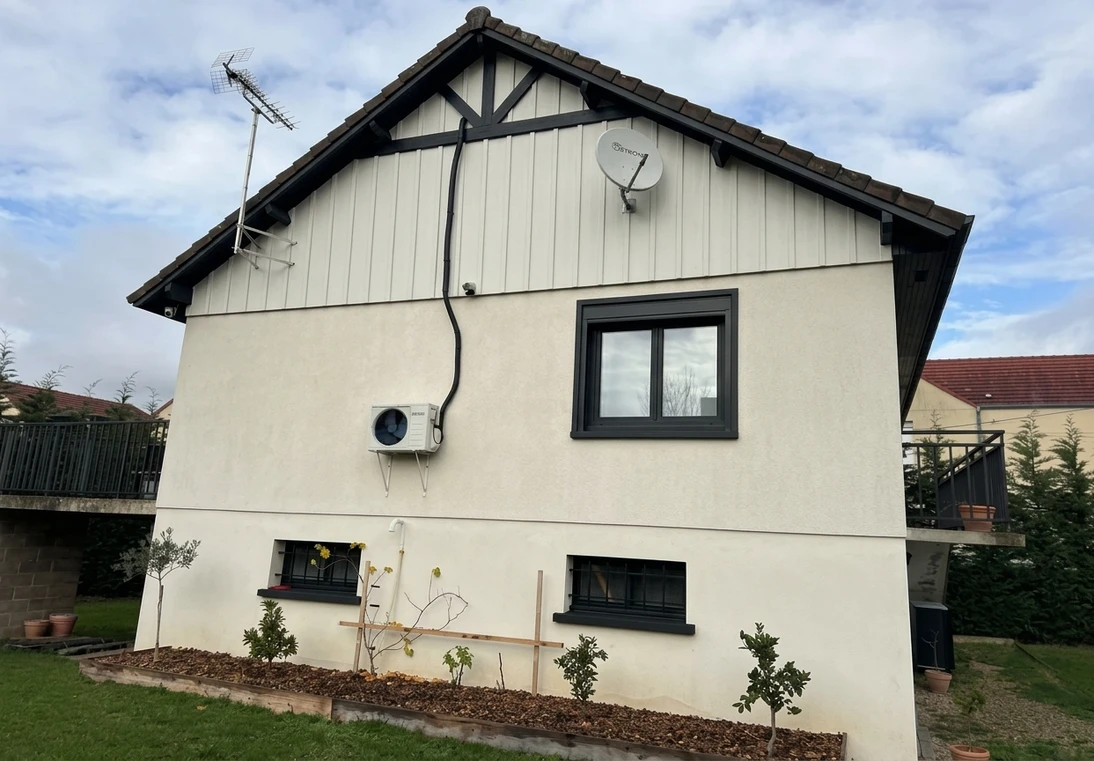 House facade before