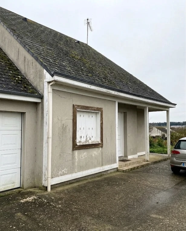 House facade before