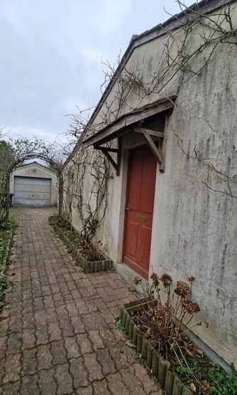 House facade before