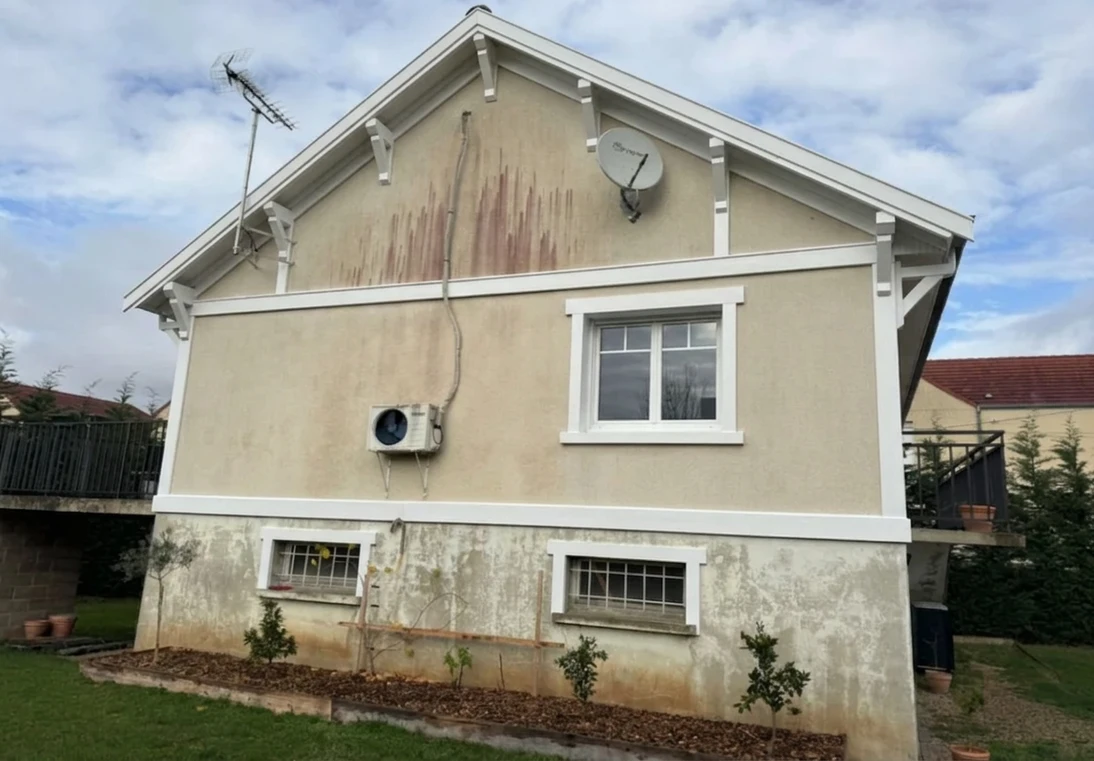 House facade before
