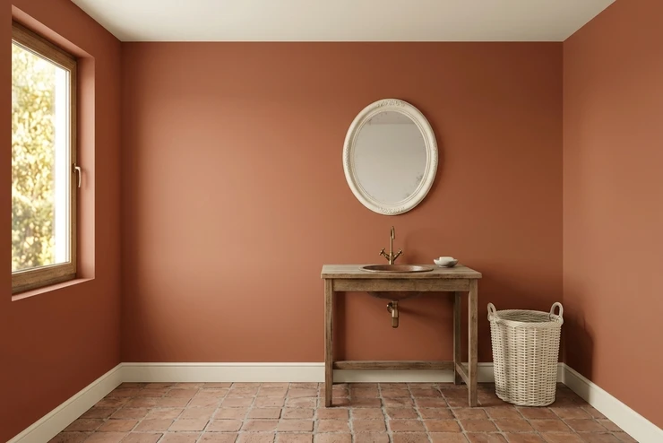 Terracotta Bohème + Lin Naturel Sable - Bohème Méditerranéen