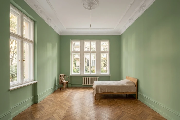 Salbeigrun + Reinweiss - Altbau