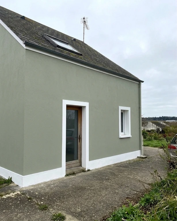 Evergreen Fog + Pure White - Modern Farmhouse