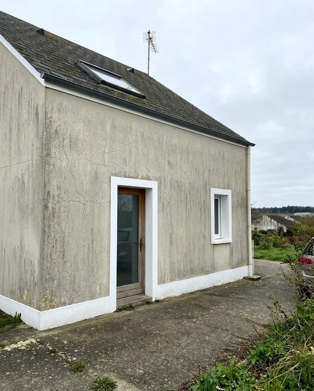 House facade before
