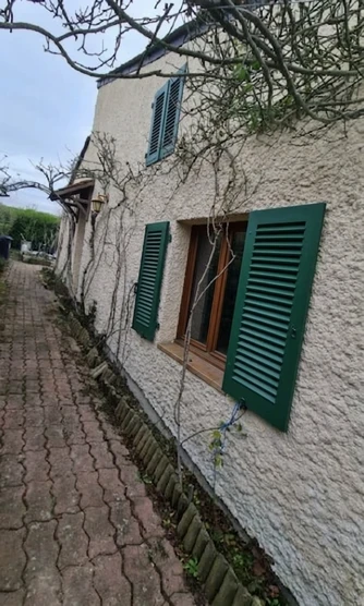 House facade before