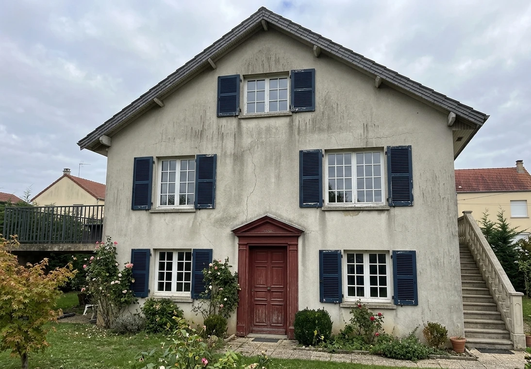 House facade before