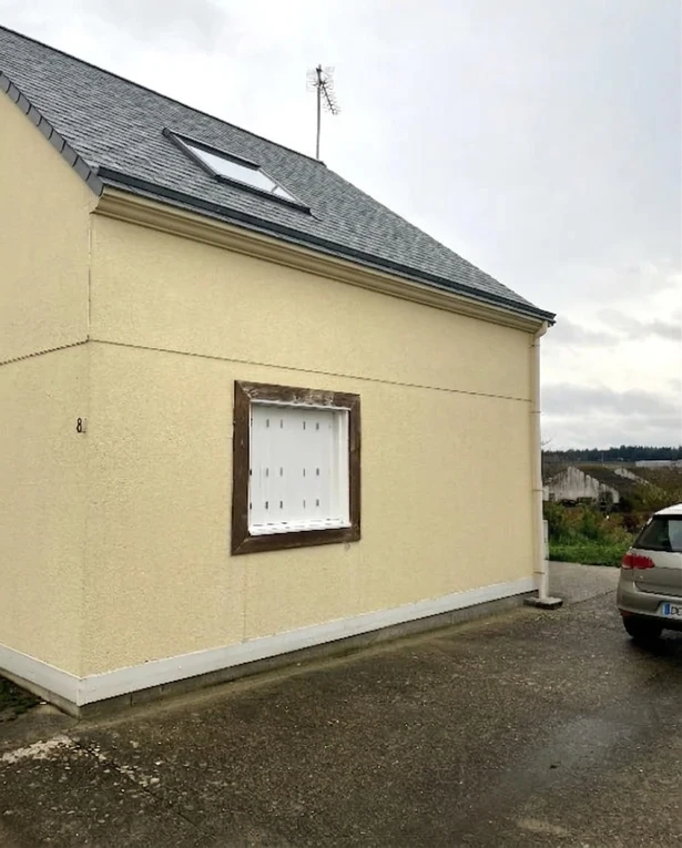 House facade before
