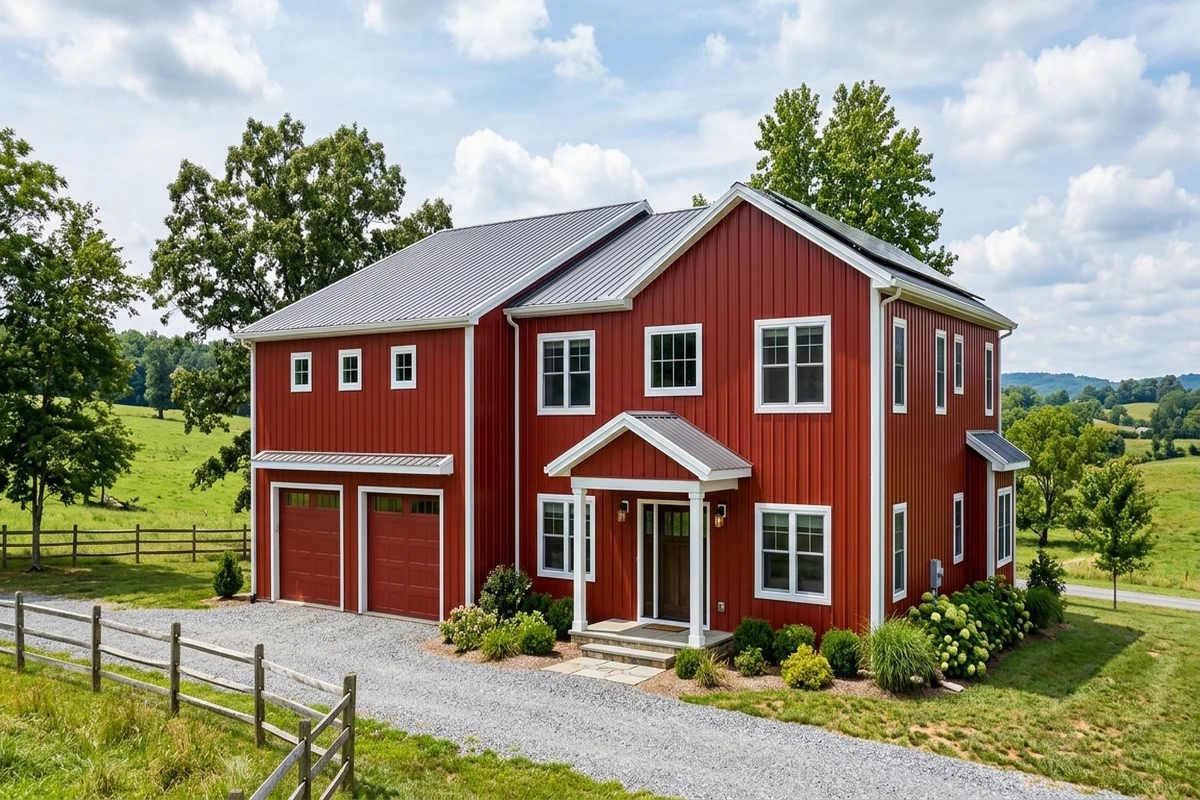 AI colour preview, Barn Red