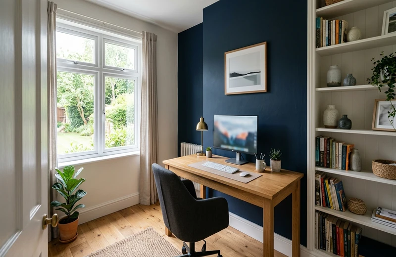 Bureau, aperçu couleur de mur par IA